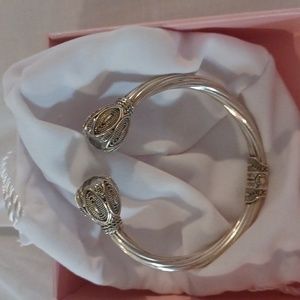 Ottoman silver tulip cuff sterling silver